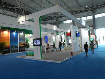 新國際科技展覽會40平方展位搭建服務 上海寶成會展一站式解決方案
